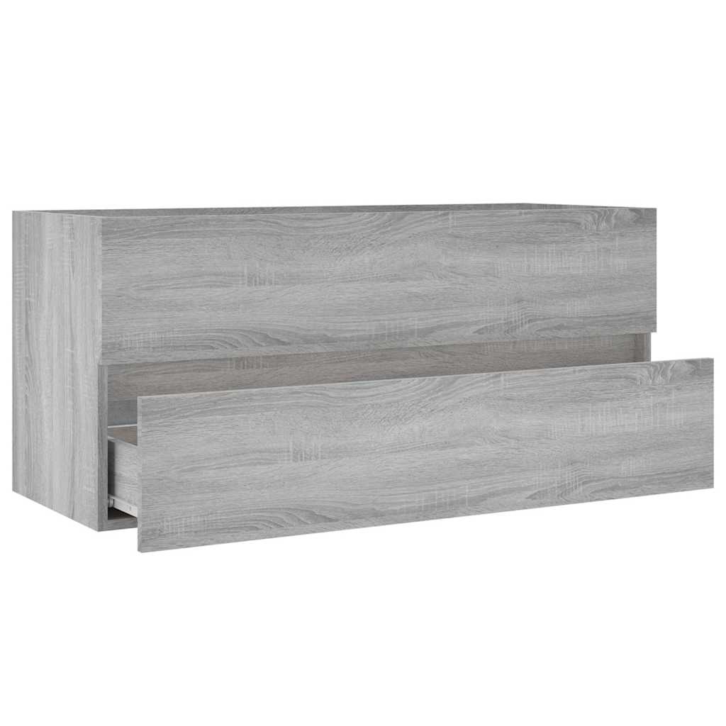 Sink Cabinet Grey Sonoma 100x38,5x45 cm Engineered Wood