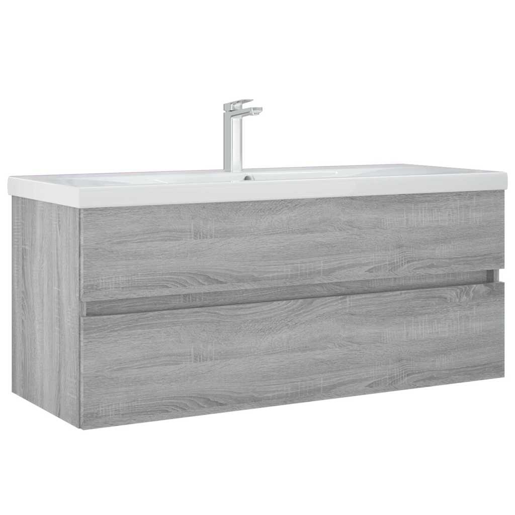 Sink Cabinet Grey Sonoma 100x38,5x45 cm Engineered Wood