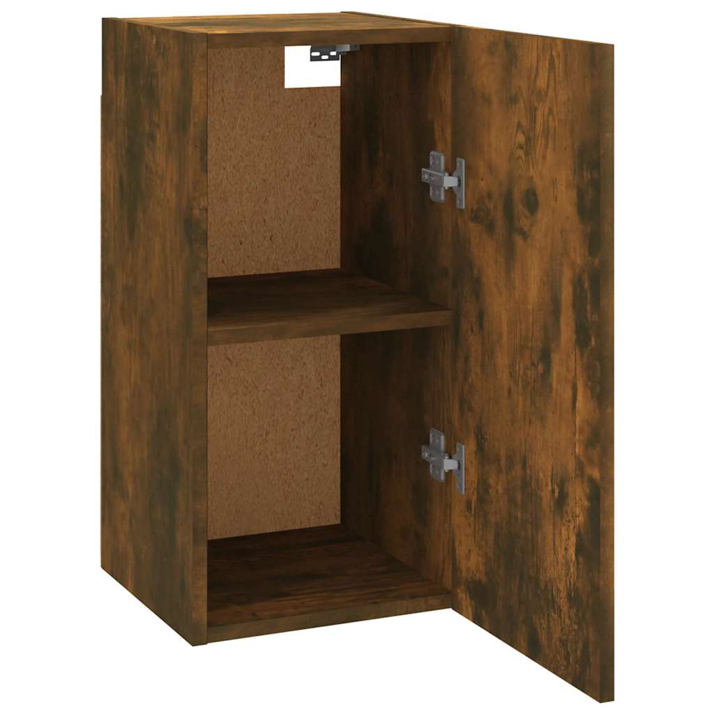 815741 vidaXL TV Cabinet Smoked Oak 30,5x30x60 cm Engineered Wood