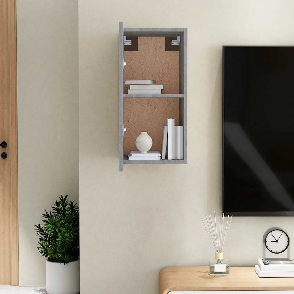 TV Cabinet Grey Sonoma 30.5x30x60 cm Engineered Wood