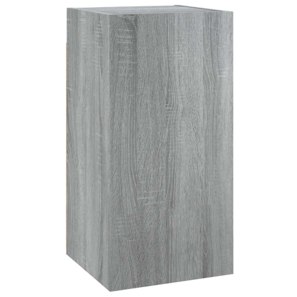 vidaXL TV Cabinets 2 pcs Grey Sonoma 30.5x30x60 cm Engineered Wood