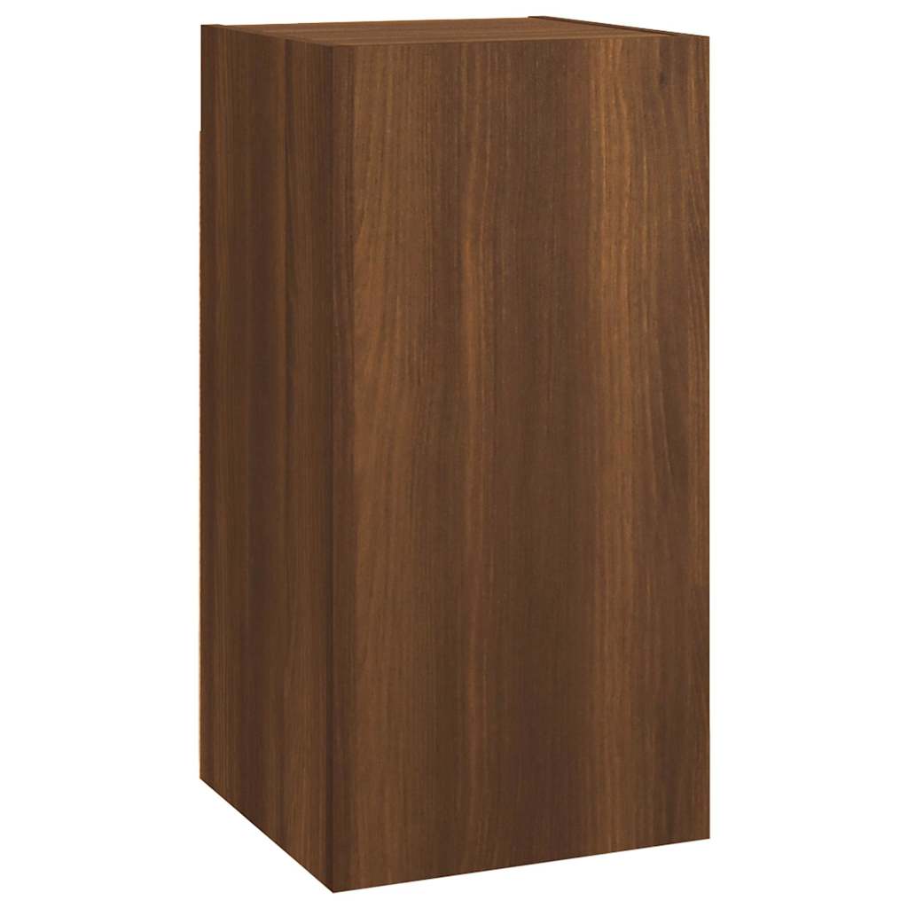 TV Cabinet Brown Oak 30,5x30x60 cm Engineered Wood