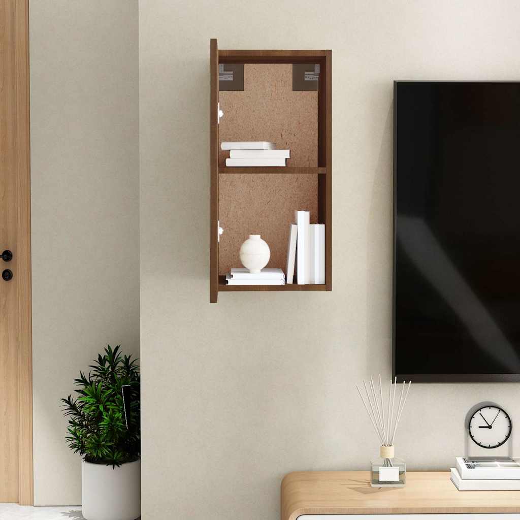 TV Cabinet Brown Oak 30,5x30x60 cm Engineered Wood