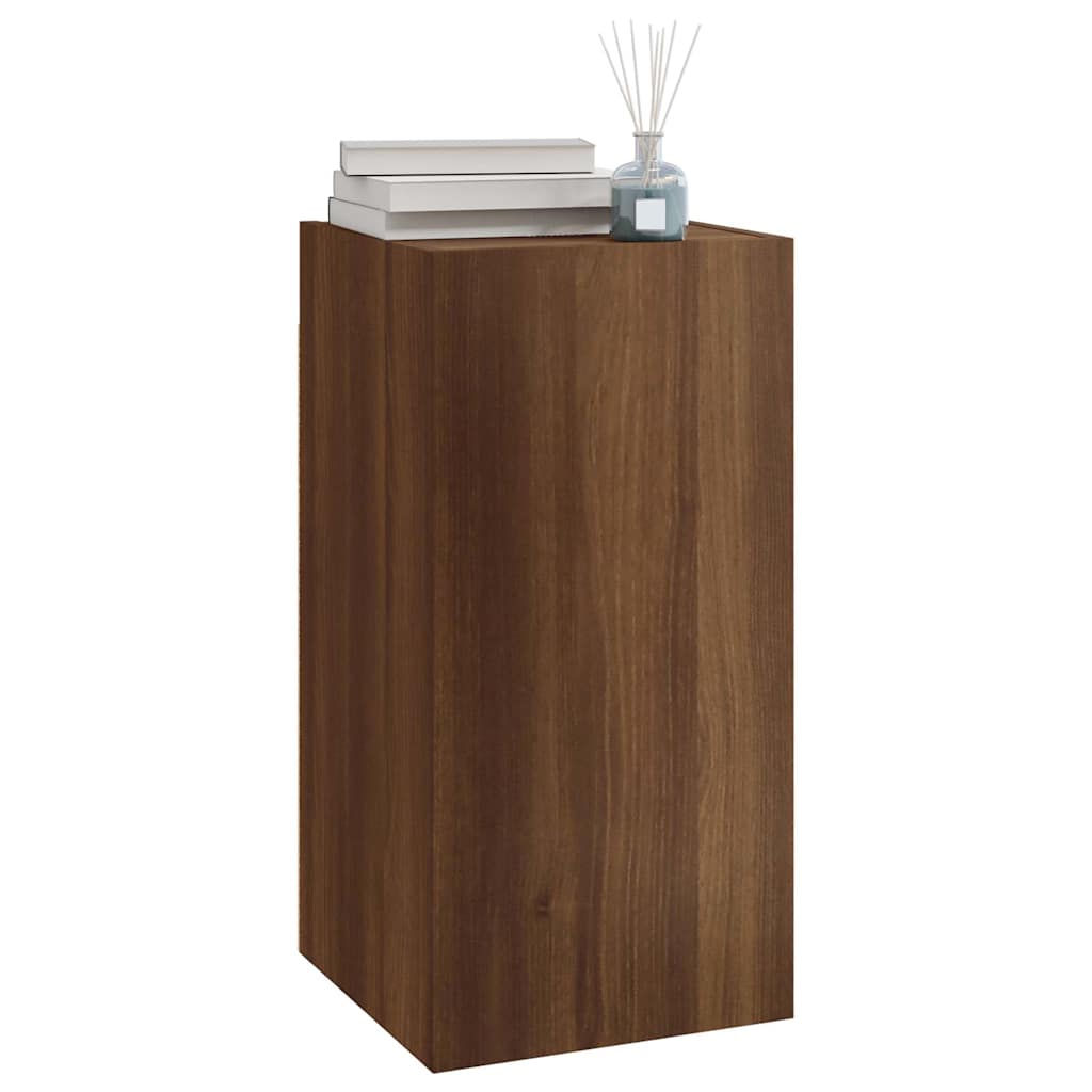 TV Cabinet Brown Oak 30,5x30x60 cm Engineered Wood