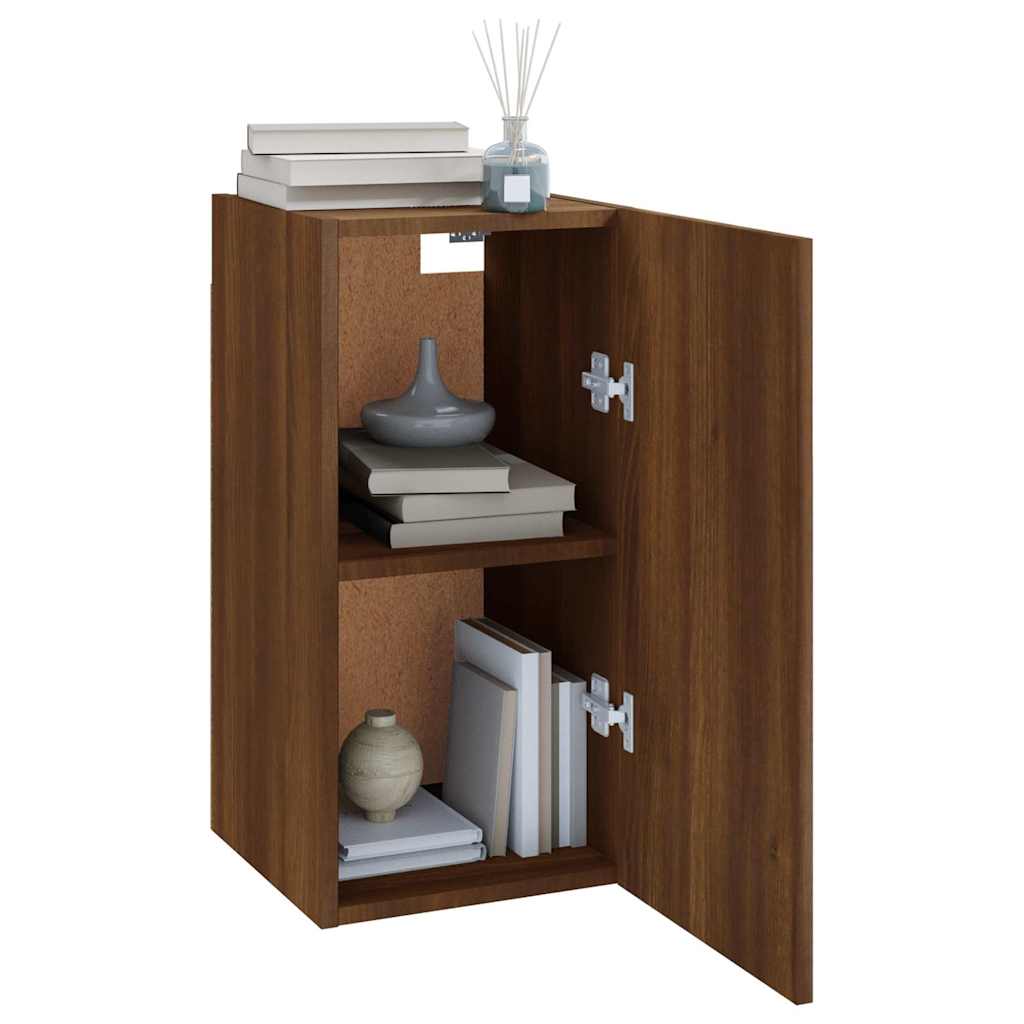 TV Cabinet Brown Oak 30,5x30x60 cm Engineered Wood