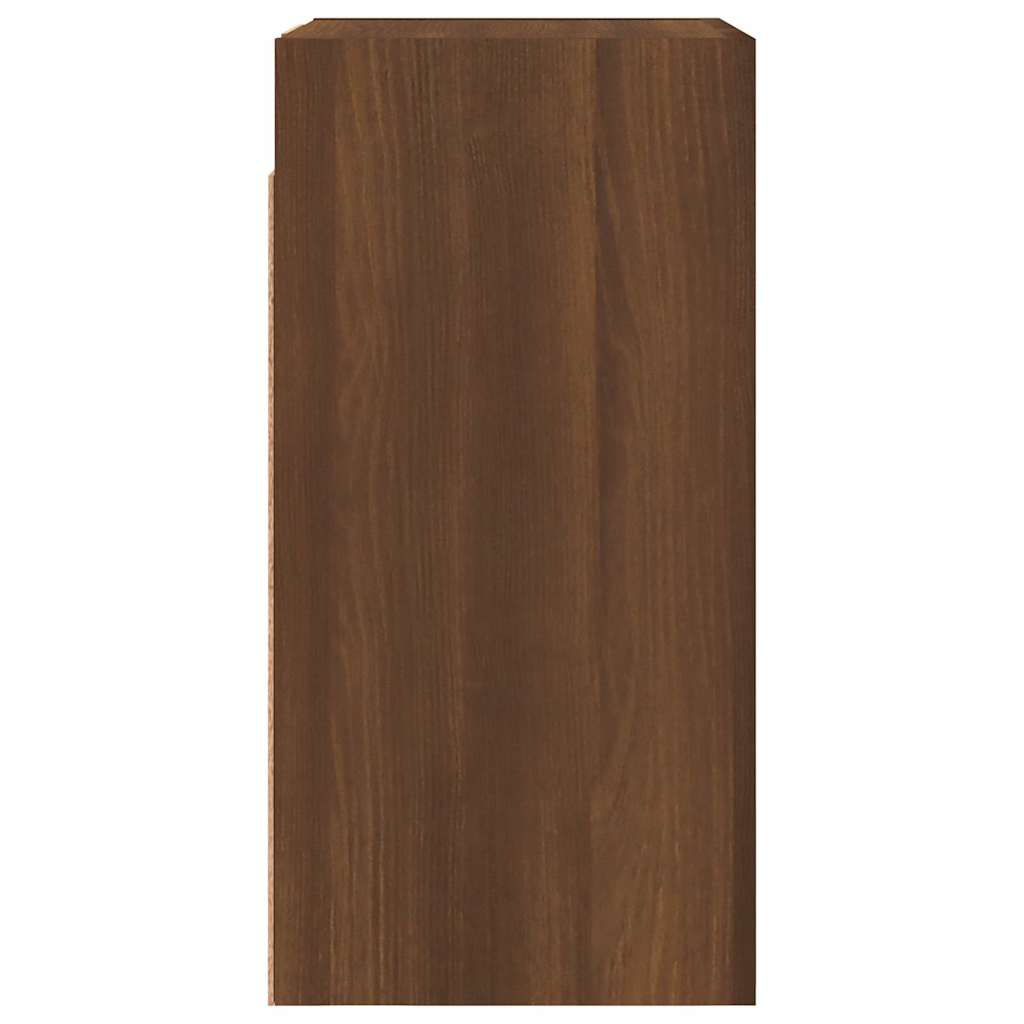 TV Cabinet Brown Oak 30,5x30x60 cm Engineered Wood
