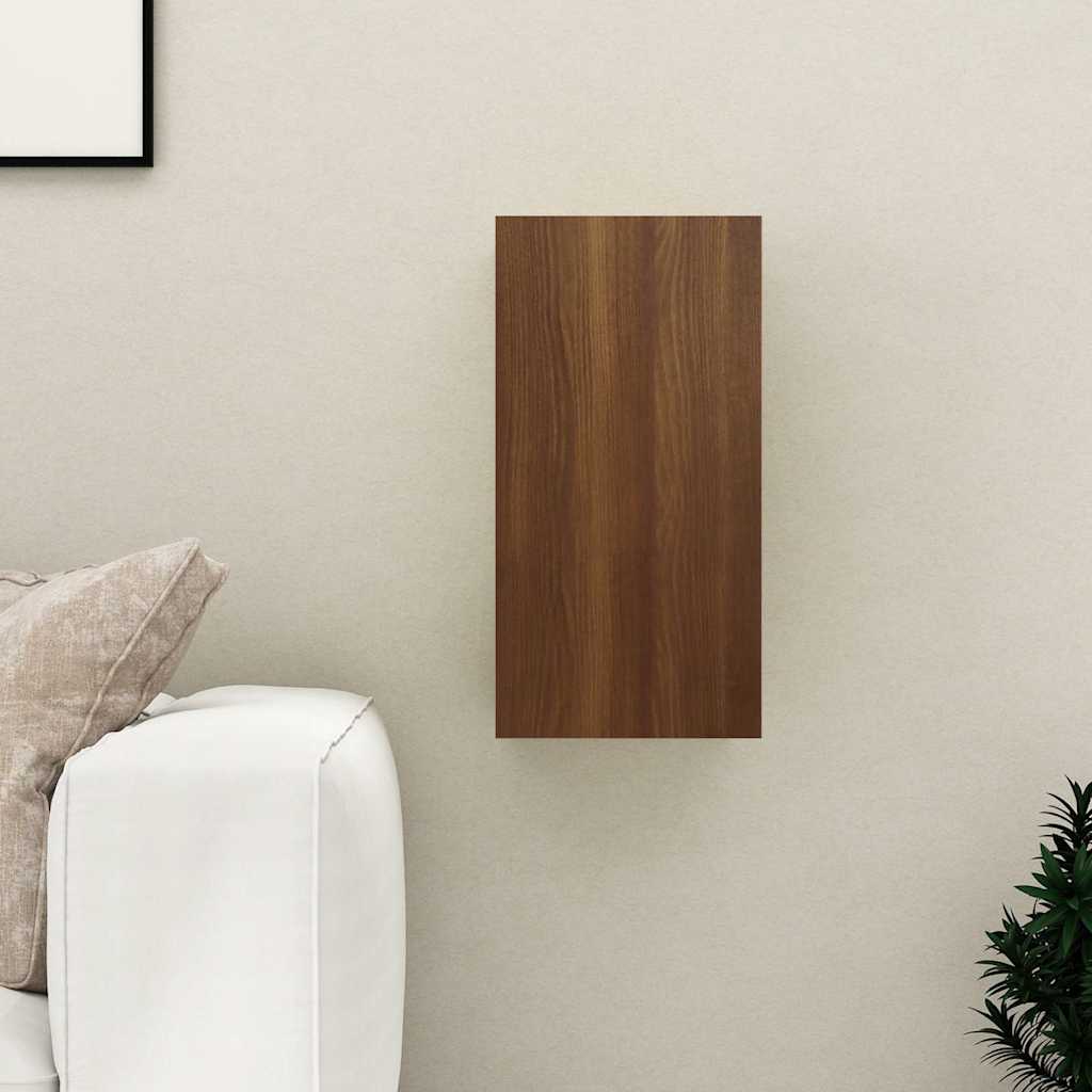 TV Cabinet Brown Oak 30,5x30x60 cm Engineered Wood
