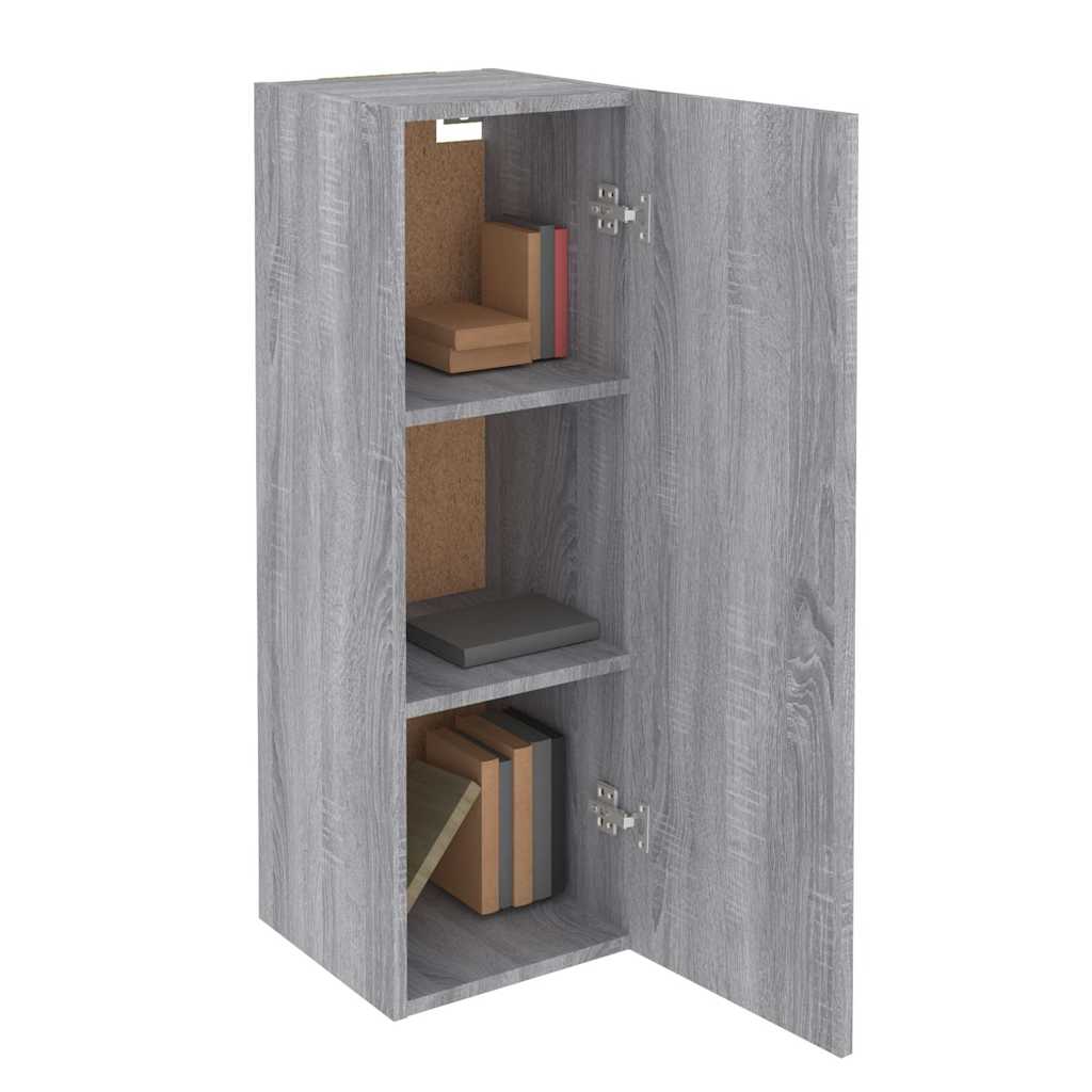 TV Cabinet Grey Sonoma 30,5x30x90 cm Engineered Wood