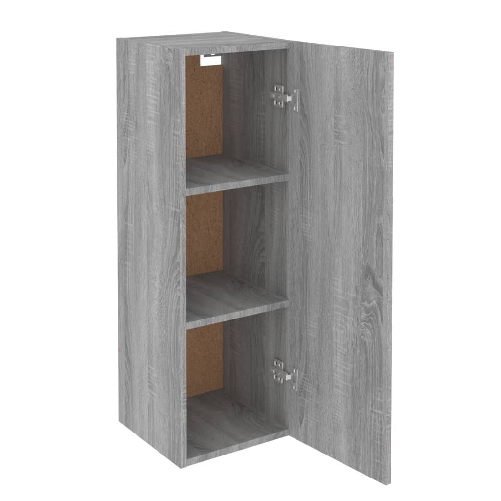 vidaXL TV Cabinets 2 pcs Grey Sonoma 30.5x30x90 cm Engineered Wood