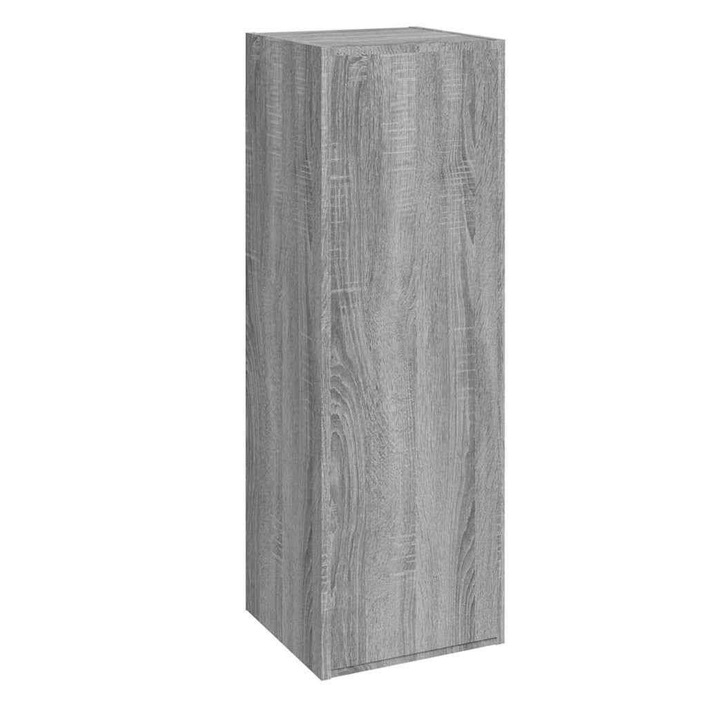 2 Piece TV Cabinet Set Grey Sonoma 30,5x30x90 cm Engineered Wood