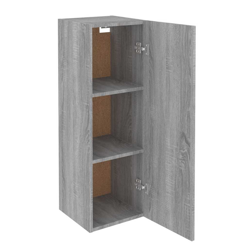 2 Piece TV Cabinet Set Grey Sonoma 30,5x30x90 cm Engineered Wood