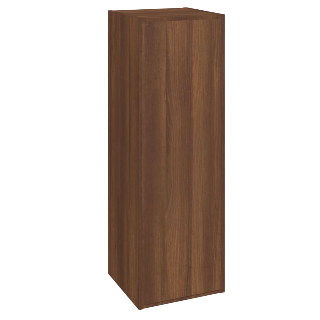 vidaXL TV Cabinet Brown Oak 30.5x30x90 cm Engineered Wood