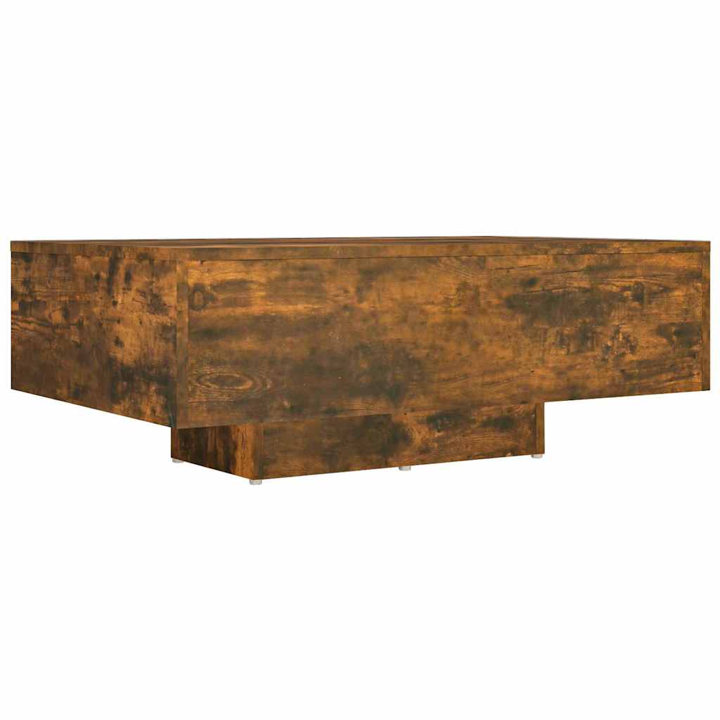 815759 vidaXL Coffee Table Smoked Oak 85x55x31 cm Engineered Wood