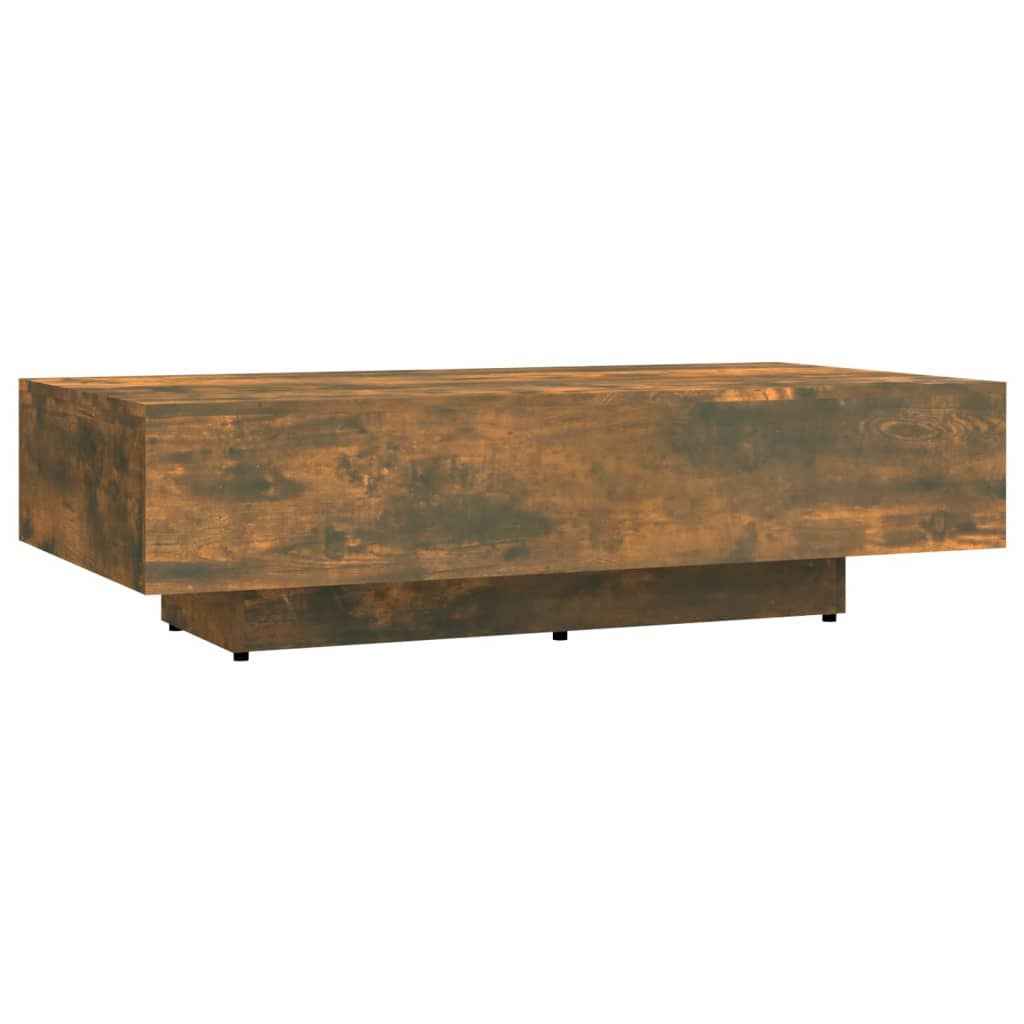 vidaXL Coffee Table Smoked Oak 100x49.5x31 cm Engineered Wood