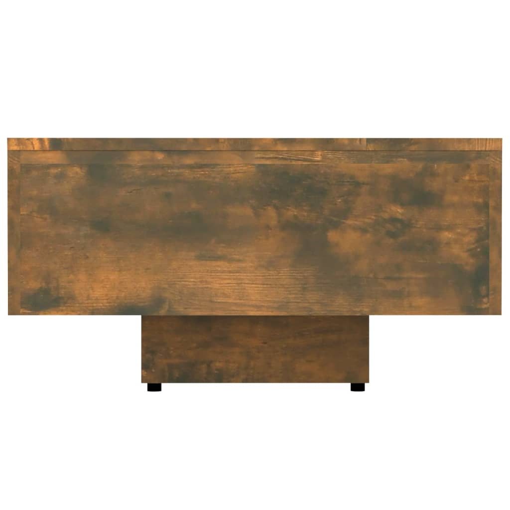 vidaXL Coffee Table Smoked Oak 100x49.5x31 cm Engineered Wood