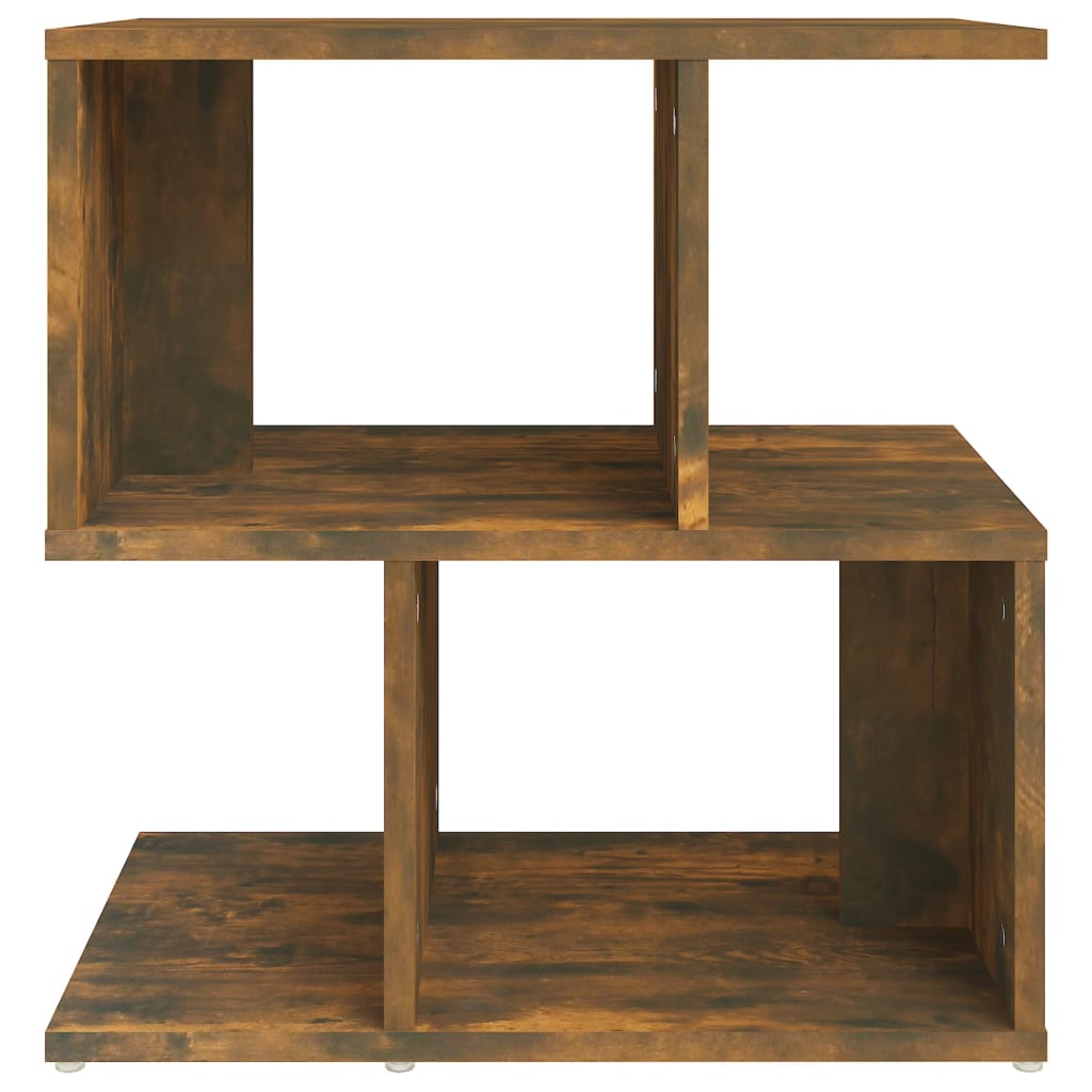Bedside Cabinet Smoked Oak 50x30x51.5 cm Engineered Wood