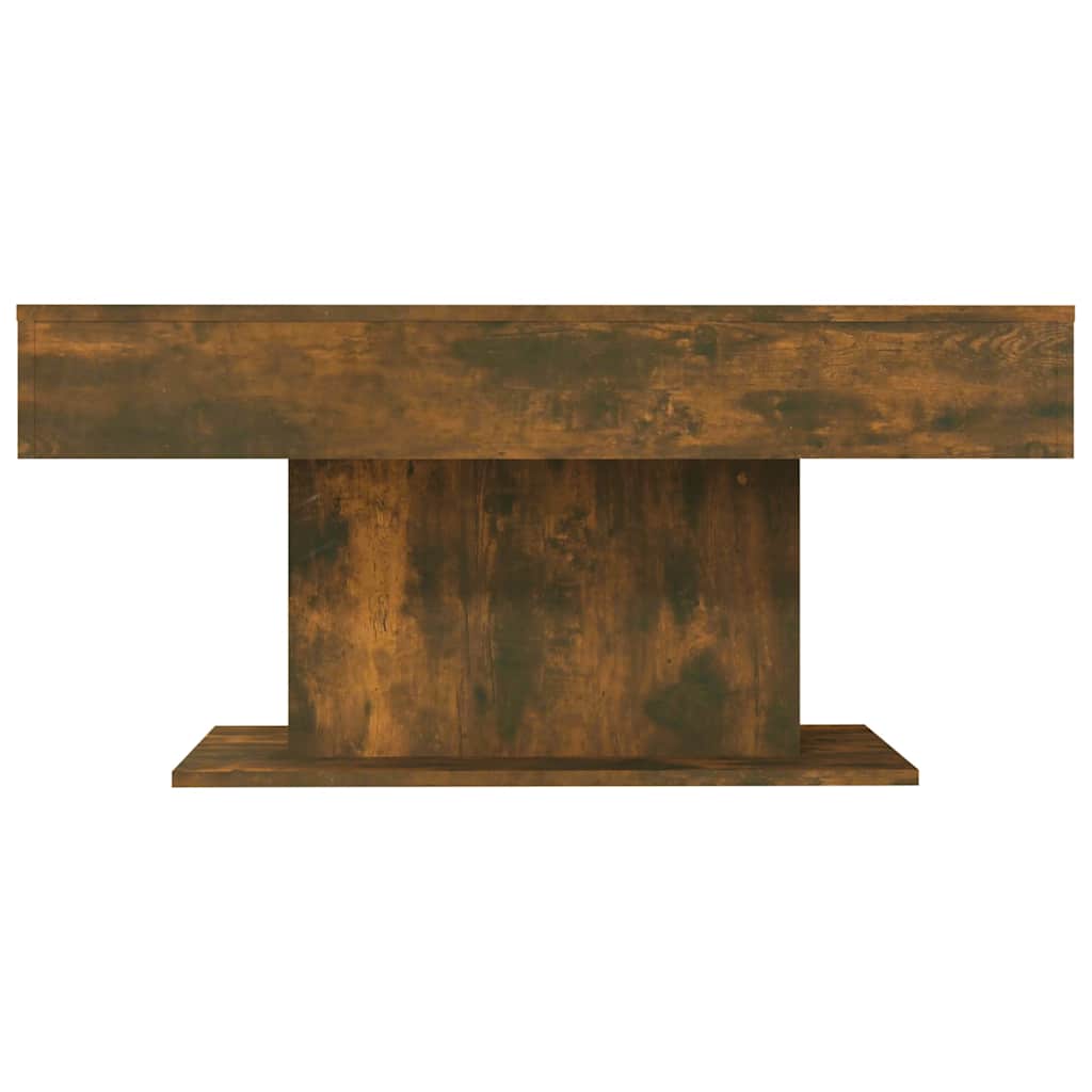 815834 vidaXL Coffee Table Smoked Oak 96x50x45 cm Engineered Wood