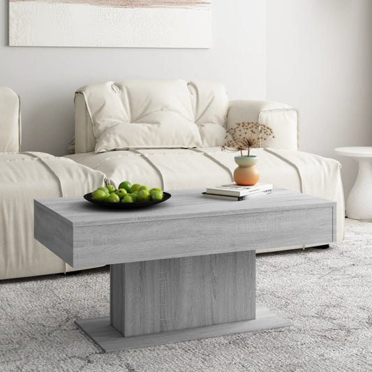 Coffee Table | Grey Sonoma | Engineered Wood | Medium | Modern