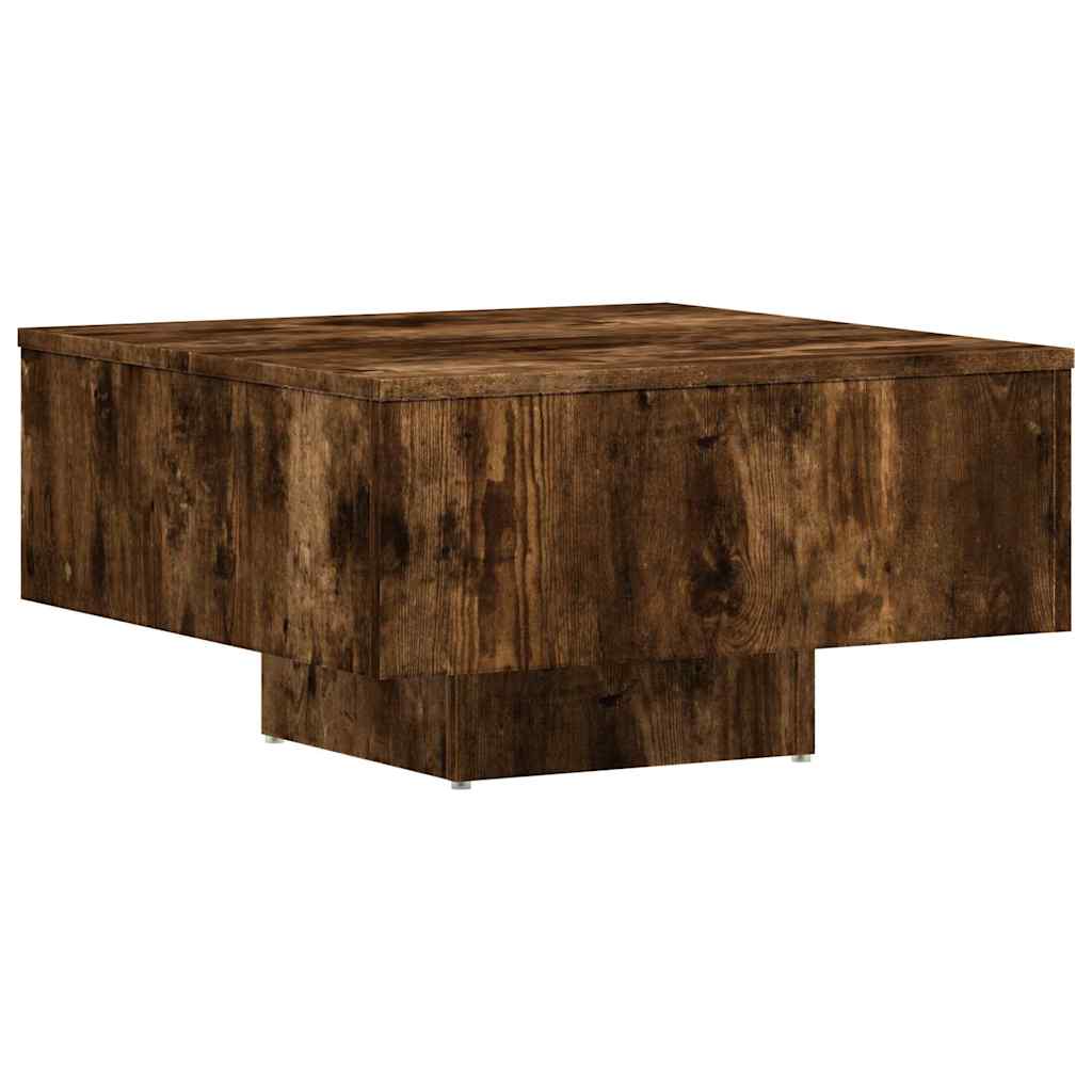 Coffee Table Smoked Oak 60x60x31,5 cm Engineered Wood