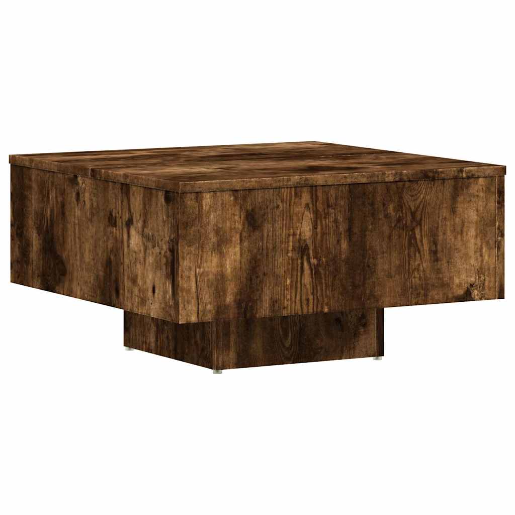 Coffee Table Smoked Oak 60x60x31,5 cm Engineered Wood