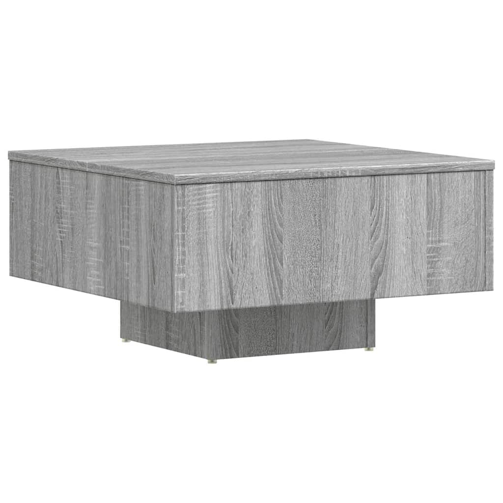 Coffee Table Grey Sonoma 60x60x31,5 cm Engineered Wood