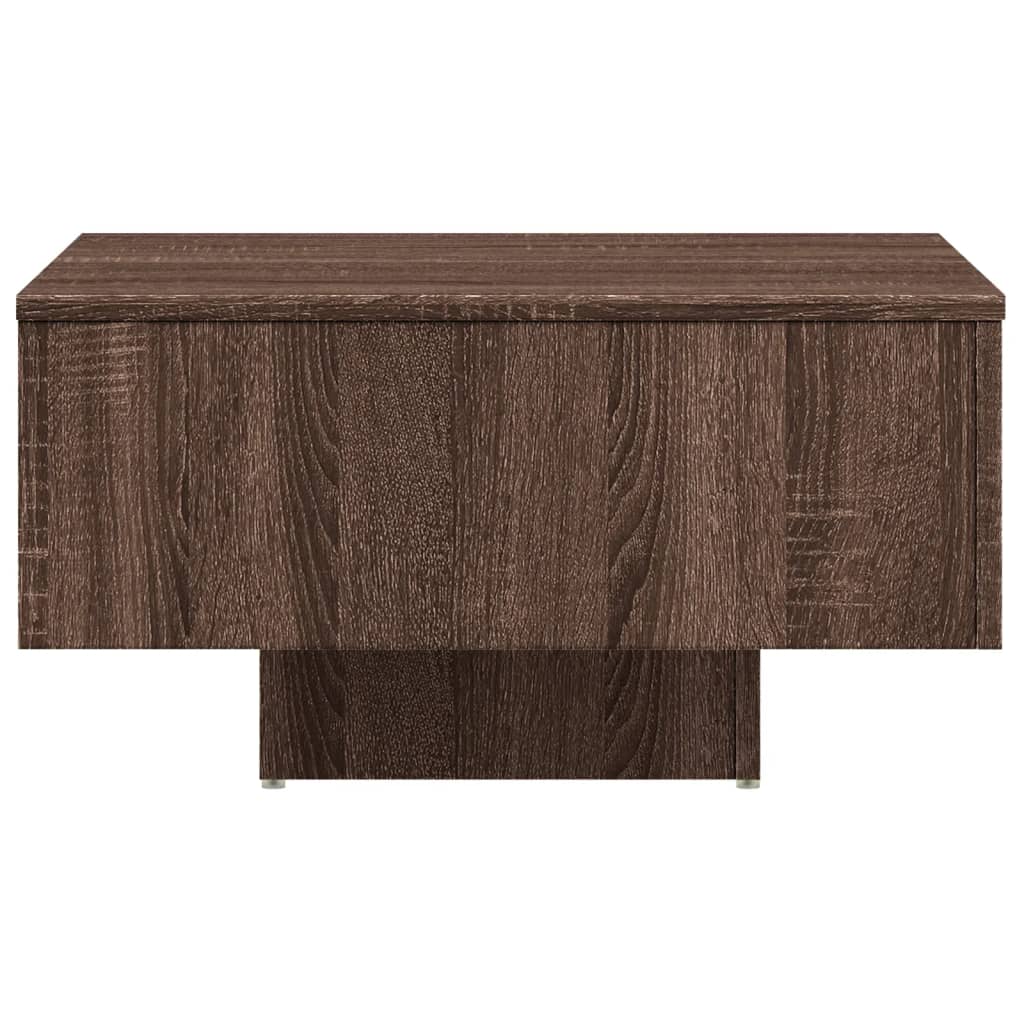 Salontafel Bruin Eiken 60x60x31,5 cm Engineered Wood