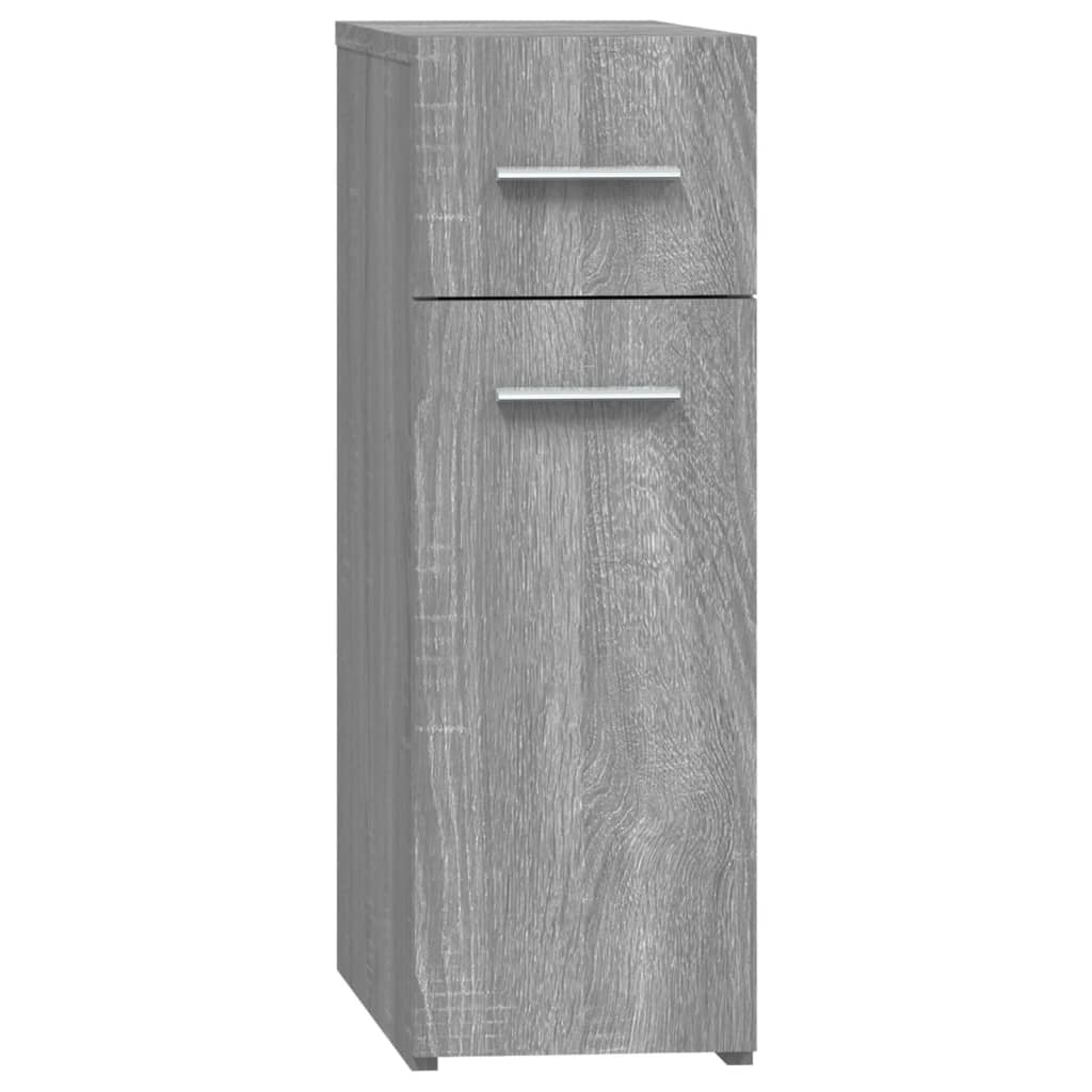 vidaXL Apothecary Cabinet Grey Sonoma 20x45.5x60 cm Engineered Wood