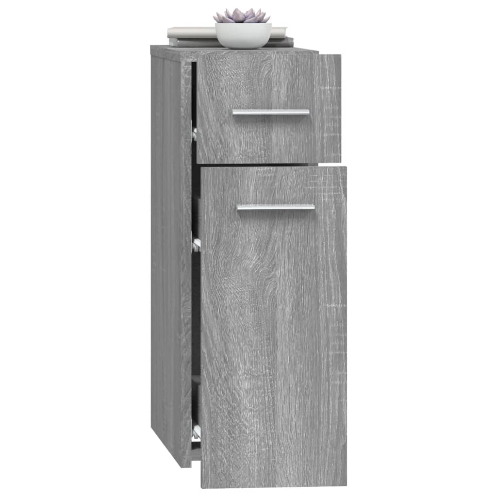 vidaXL Apothecary Cabinet Grey Sonoma 20x45.5x60 cm Engineered Wood