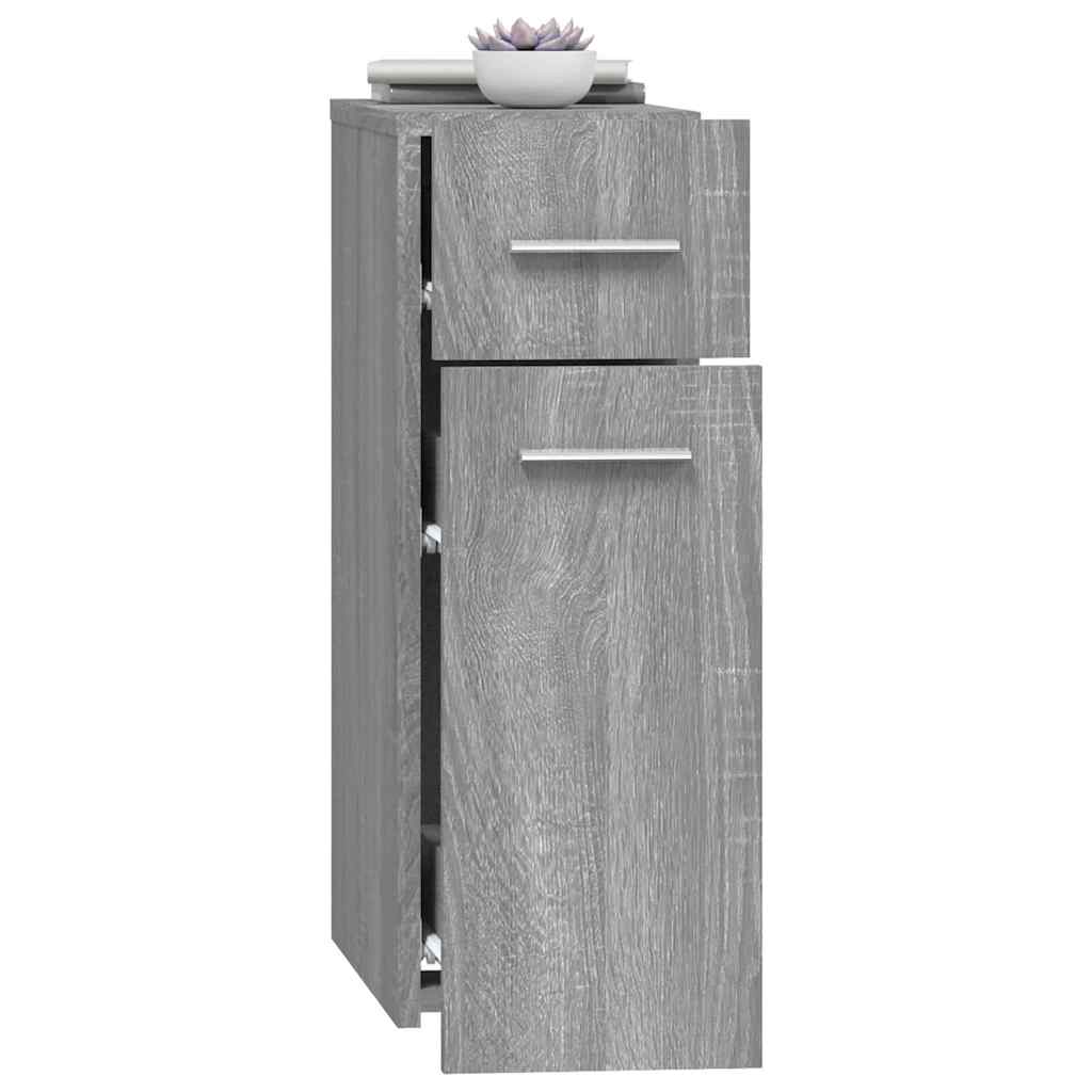 Apothecary Cabinet Grey Sonoma 20x45,5x60 cm Engineered Wood