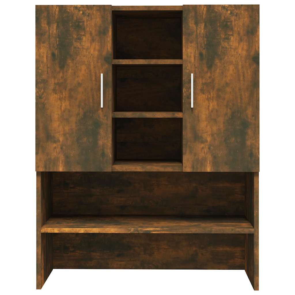 Washing Machine Cabinet Smoked Oak 70,5x25,5x90 cm