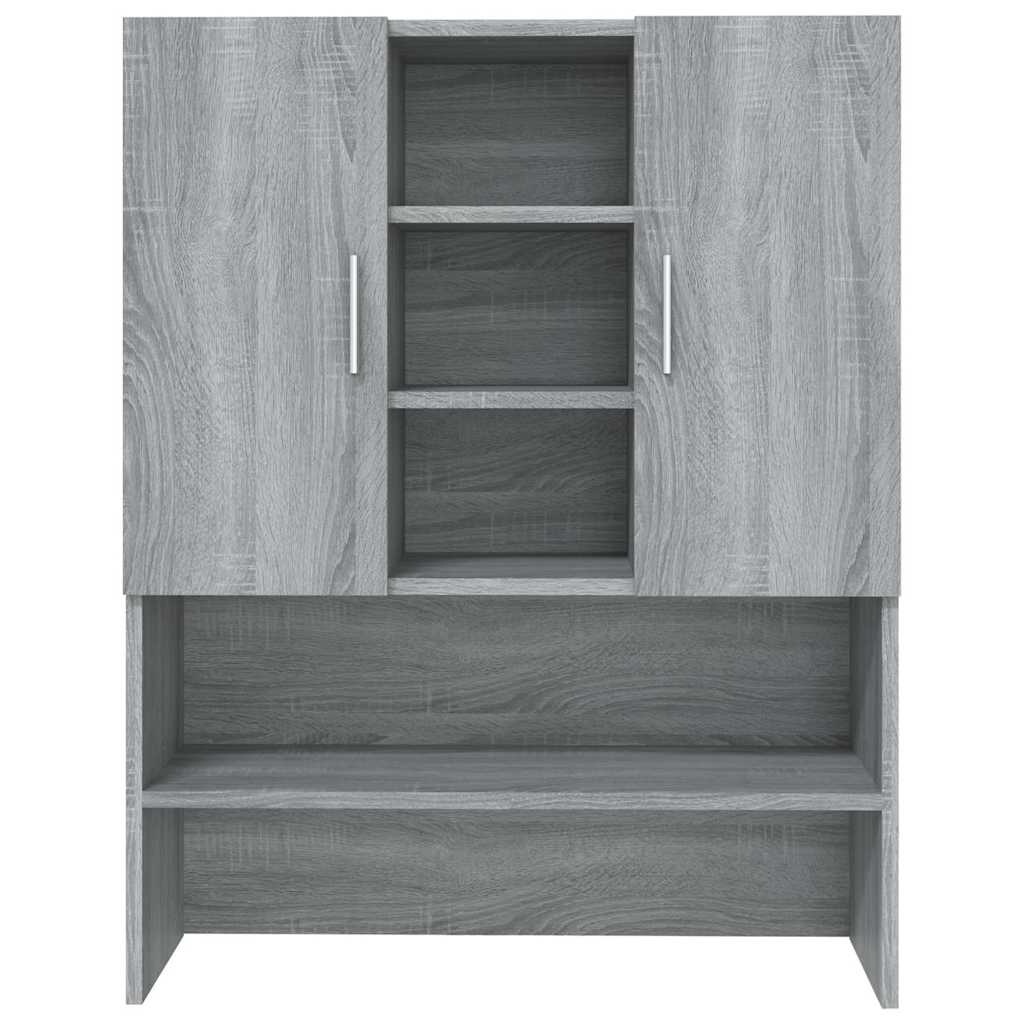 Washing Machine Cabinet Grey Sonoma 70,5x25,5x90 cm