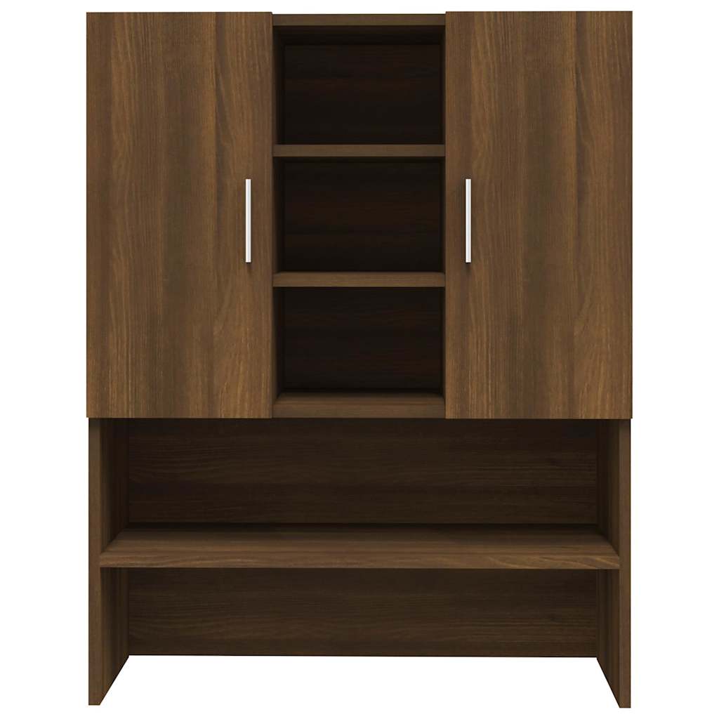 Washing Machine Cabinet Brown Oak 70,5x25,5x90 cm