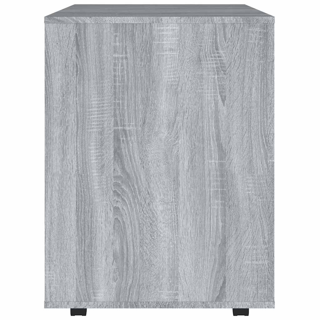 Rolling Cabinet | Grey Sonoma | Engineered Wood | Standard | Rollable