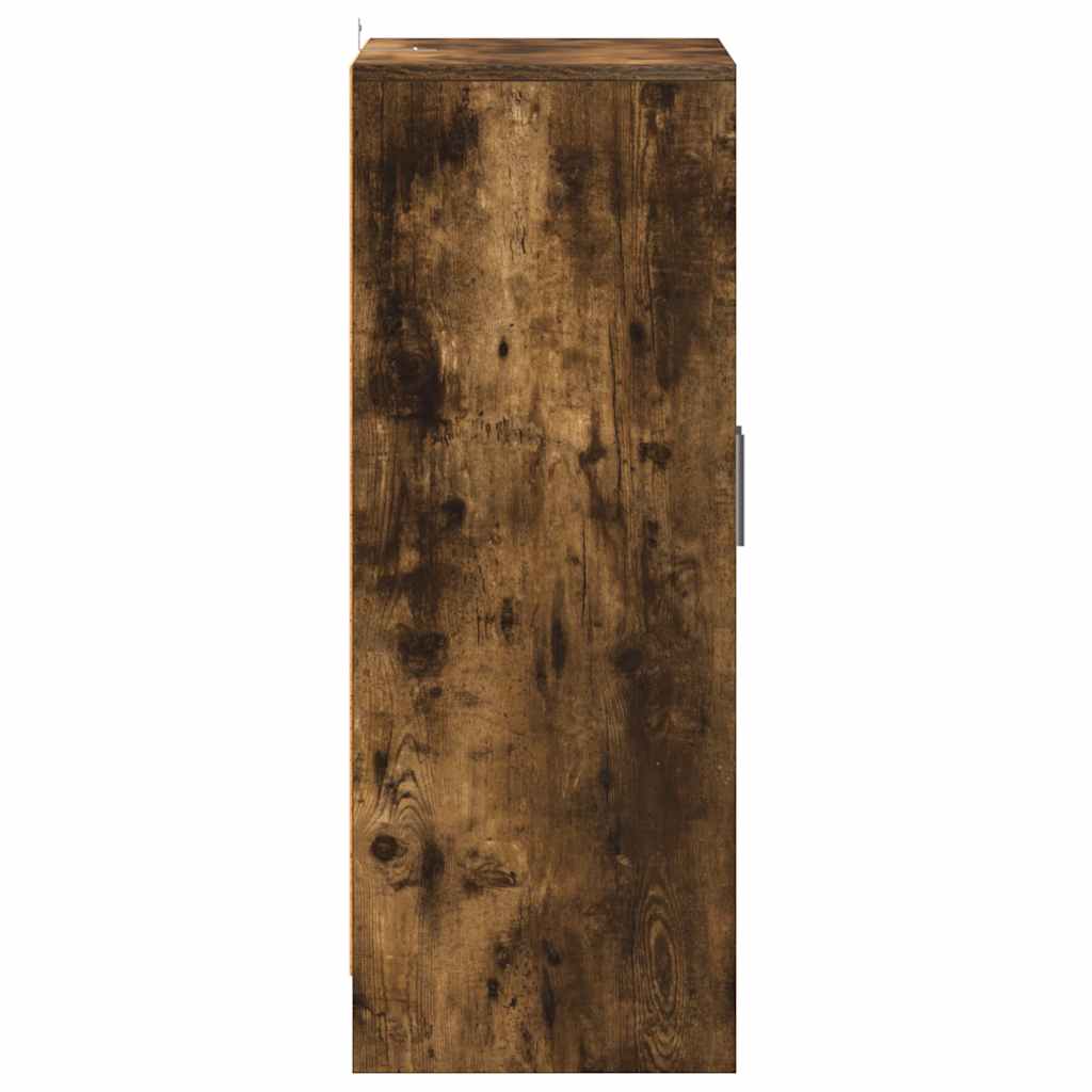 Shoe Cabinet Smoked Oak 60x35x92 cm Engineered Wood