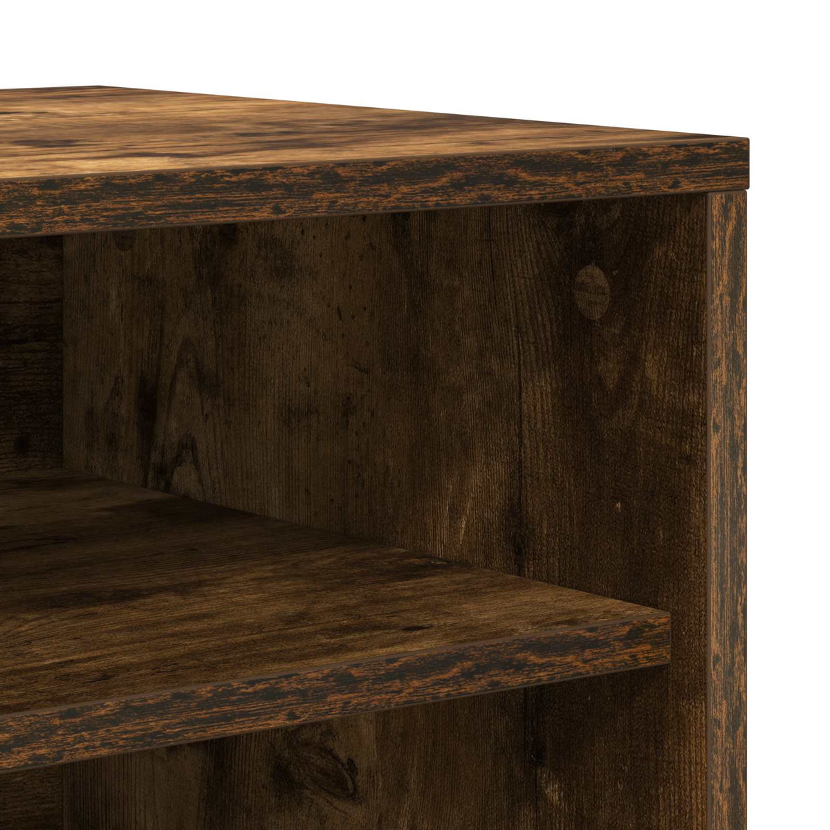 Shoe Cabinet Smoked Oak 60x35x70 cm Engineered Wood