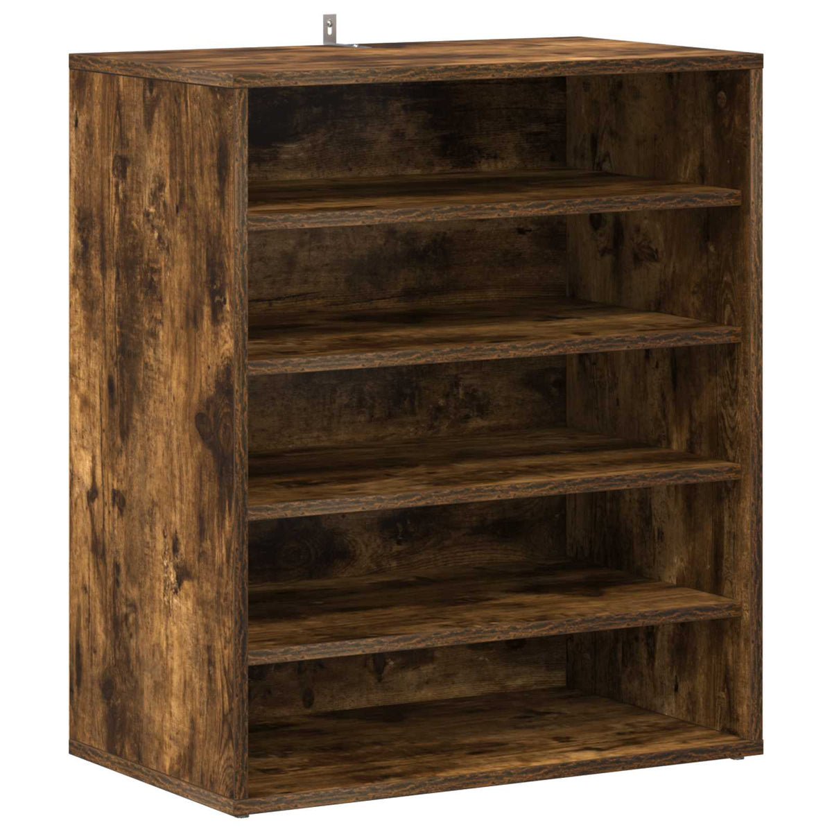 Shoe Cabinet Smoked Oak 60x35x70 cm Engineered Wood