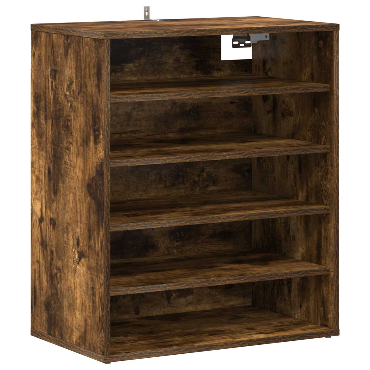 Shoe Cabinet Smoked Oak 60x35x70 cm Engineered Wood