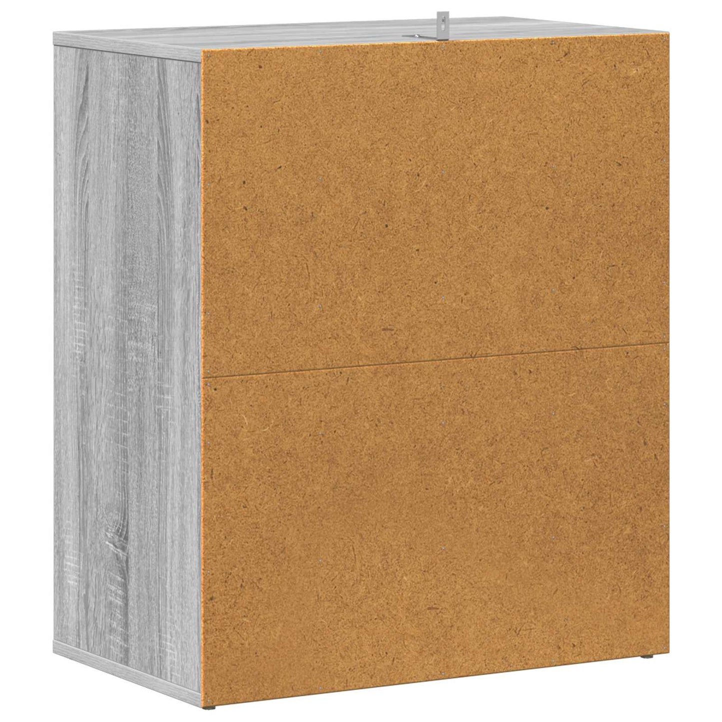 816014 vidaXL Shoe Cabinet Smoked Oak 60x35x70 cm Engineered Wood