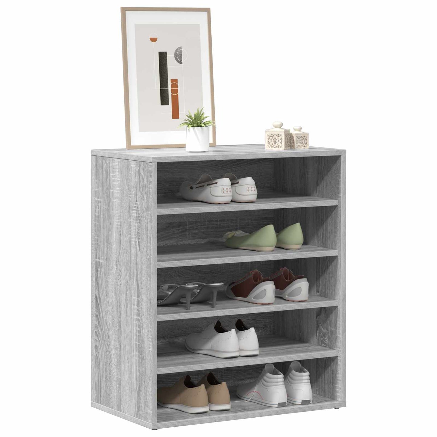 Shoe cabinets 60 x 35 x 70 cm Smoked Oak Shoe Storage