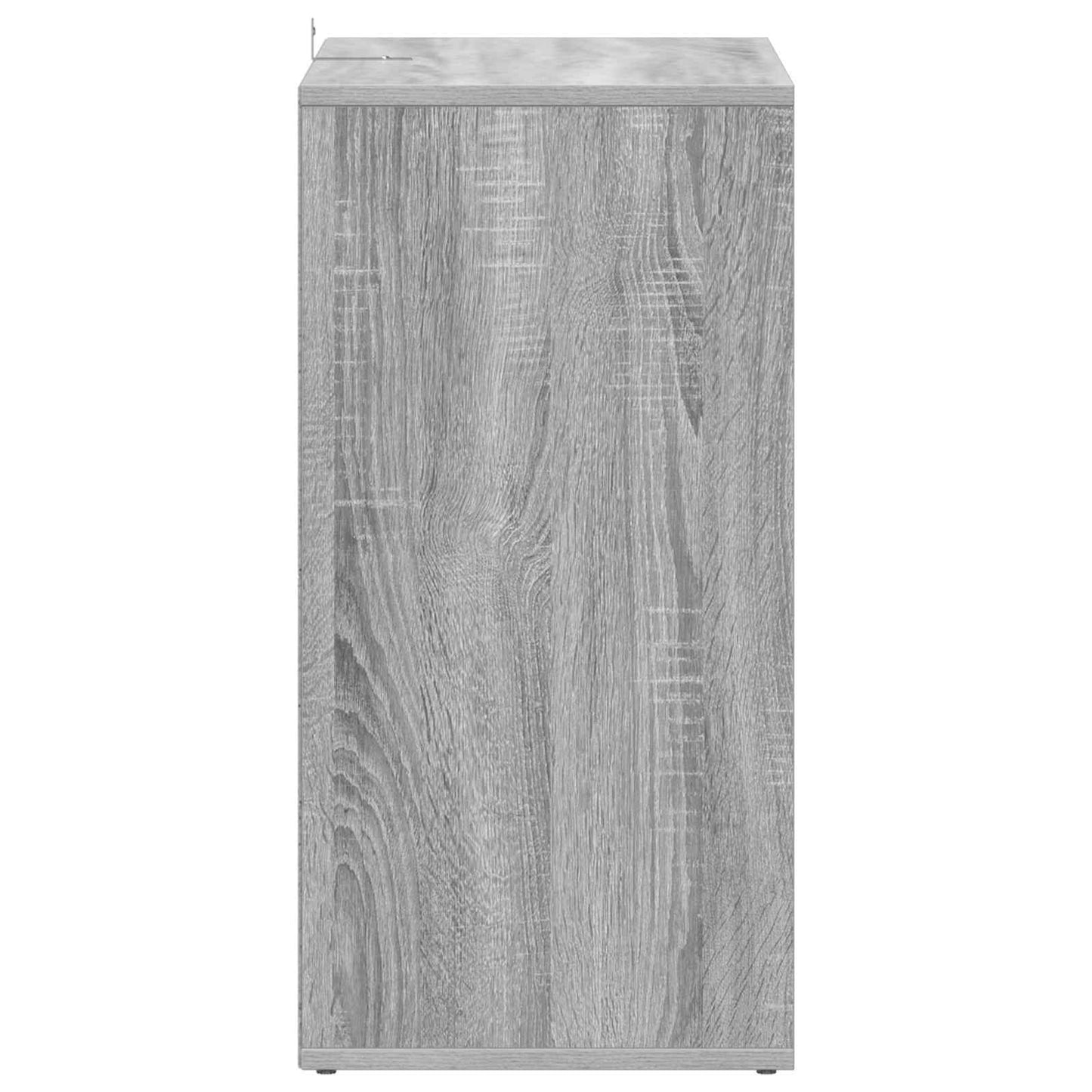 816014 vidaXL Shoe Cabinet Smoked Oak 60x35x70 cm Engineered Wood