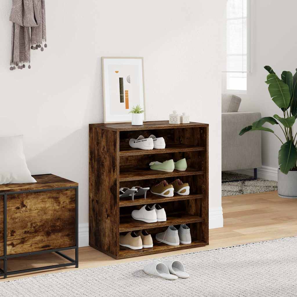 Shoe Cabinet Grey Sonoma 60x35x70 cm Engineered Wood