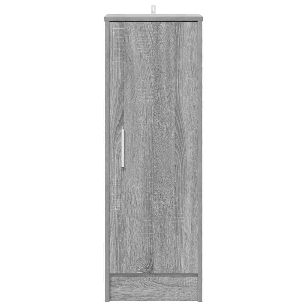 Shoe Cabinet Grey Sonoma 32x35x92 cm Engineered Wood