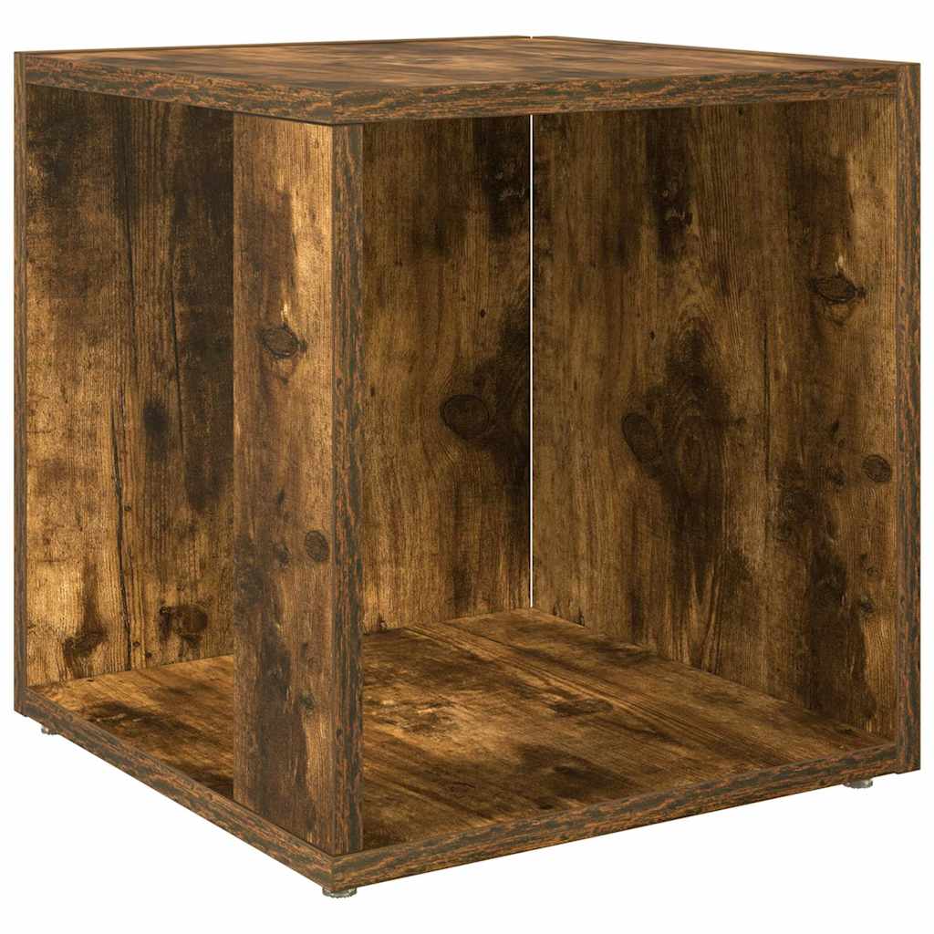 Side Table Smoked Oak 33x33x34,5 cm Engineered Wood