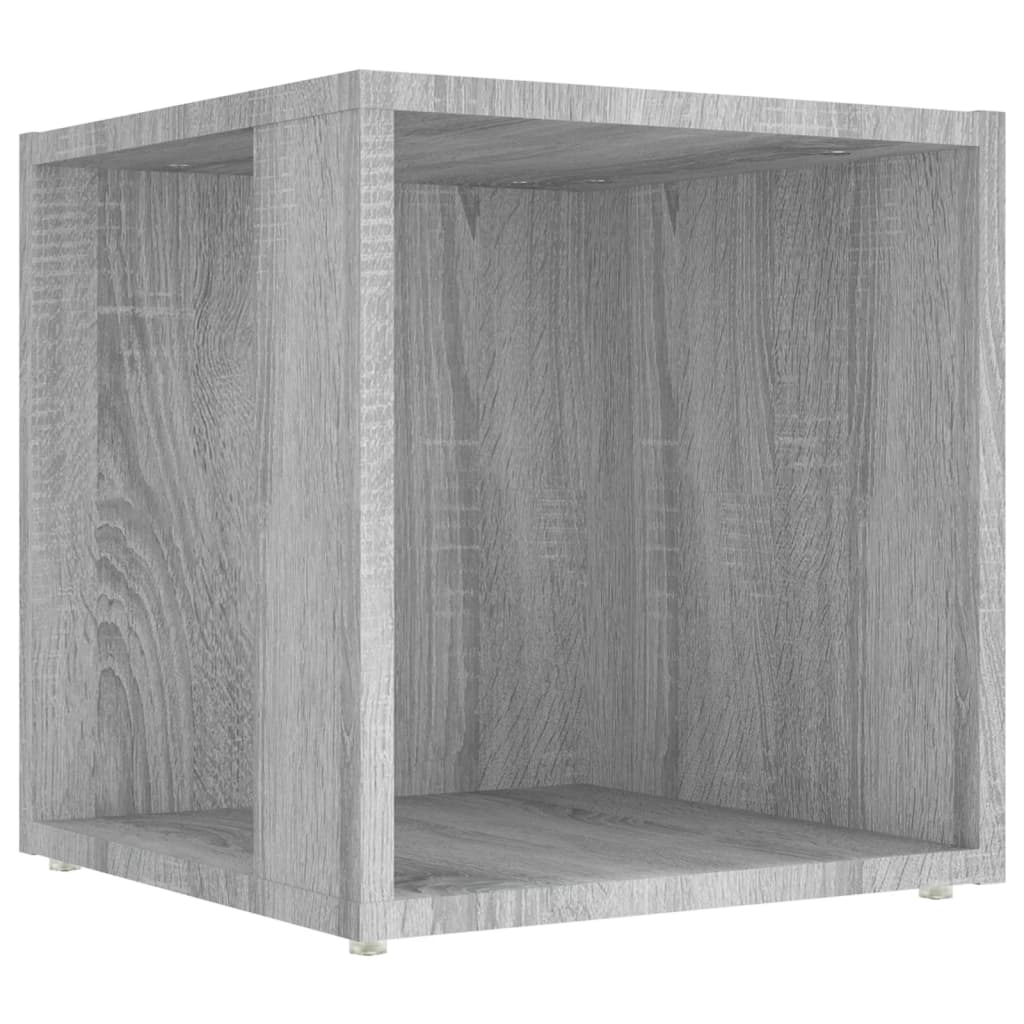 vidaXL Side Table Grey Sonoma 33x33x34.5 cm Engineered Wood