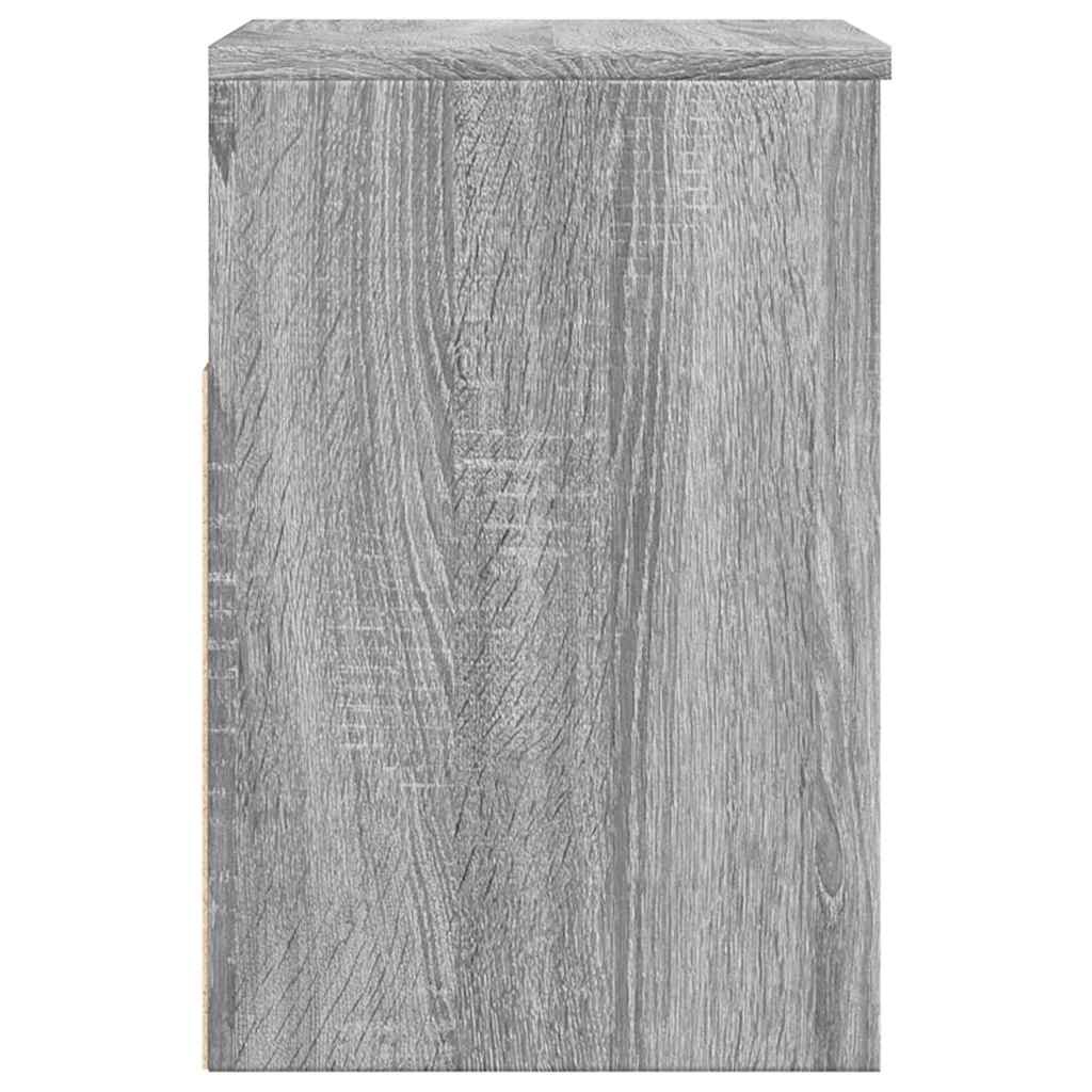 Shoe Bench Grey Sonoma 60x30x45 cm Engineered Wood