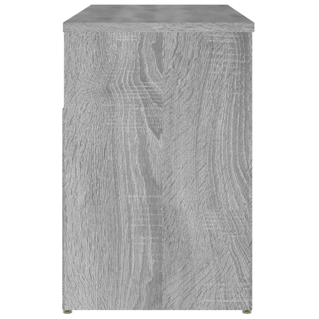 Shoe Bench Grey Sonoma 80x30x45 cm Engineered Wood