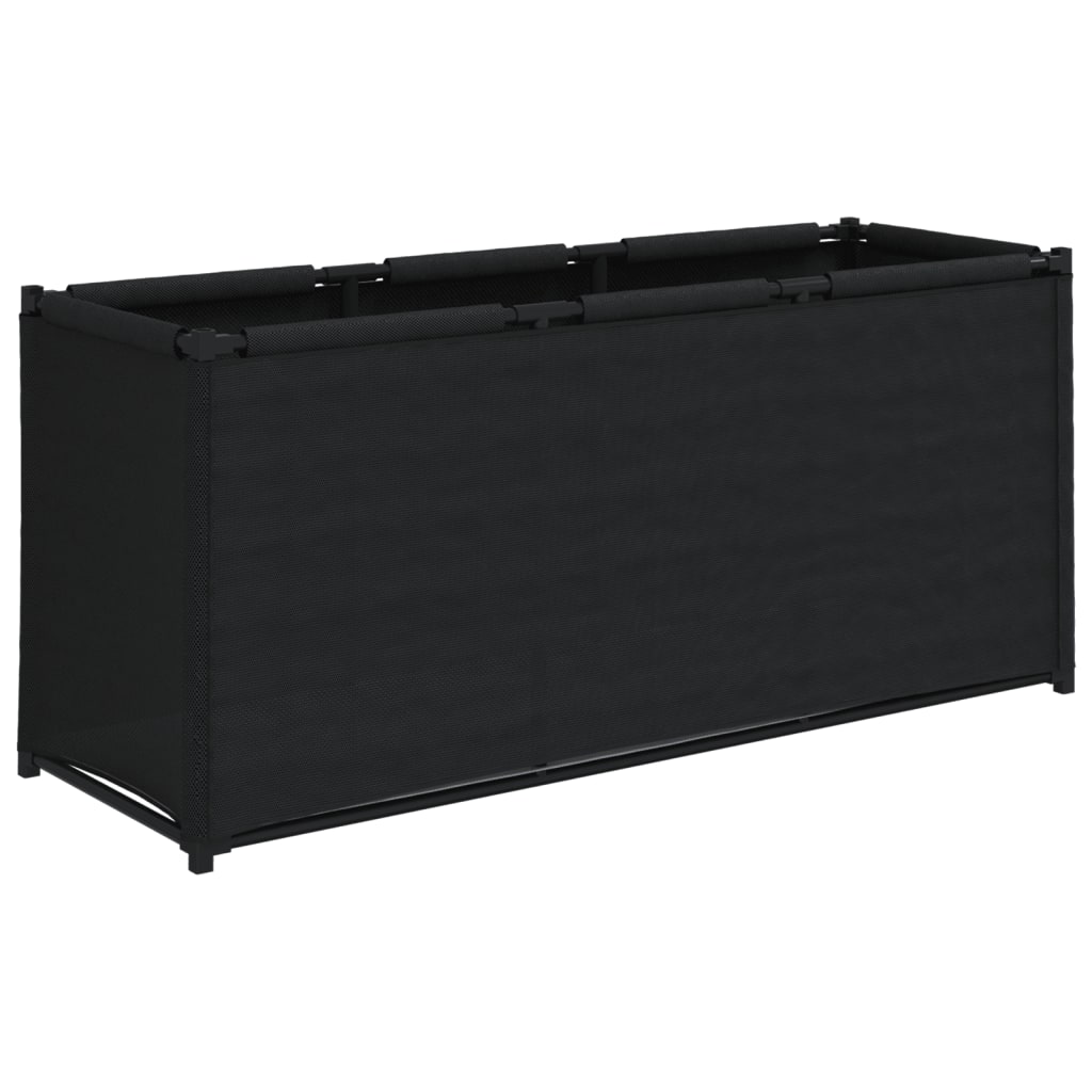 vidaXL Storage Box Black 105x34.5x45 cm Fabric