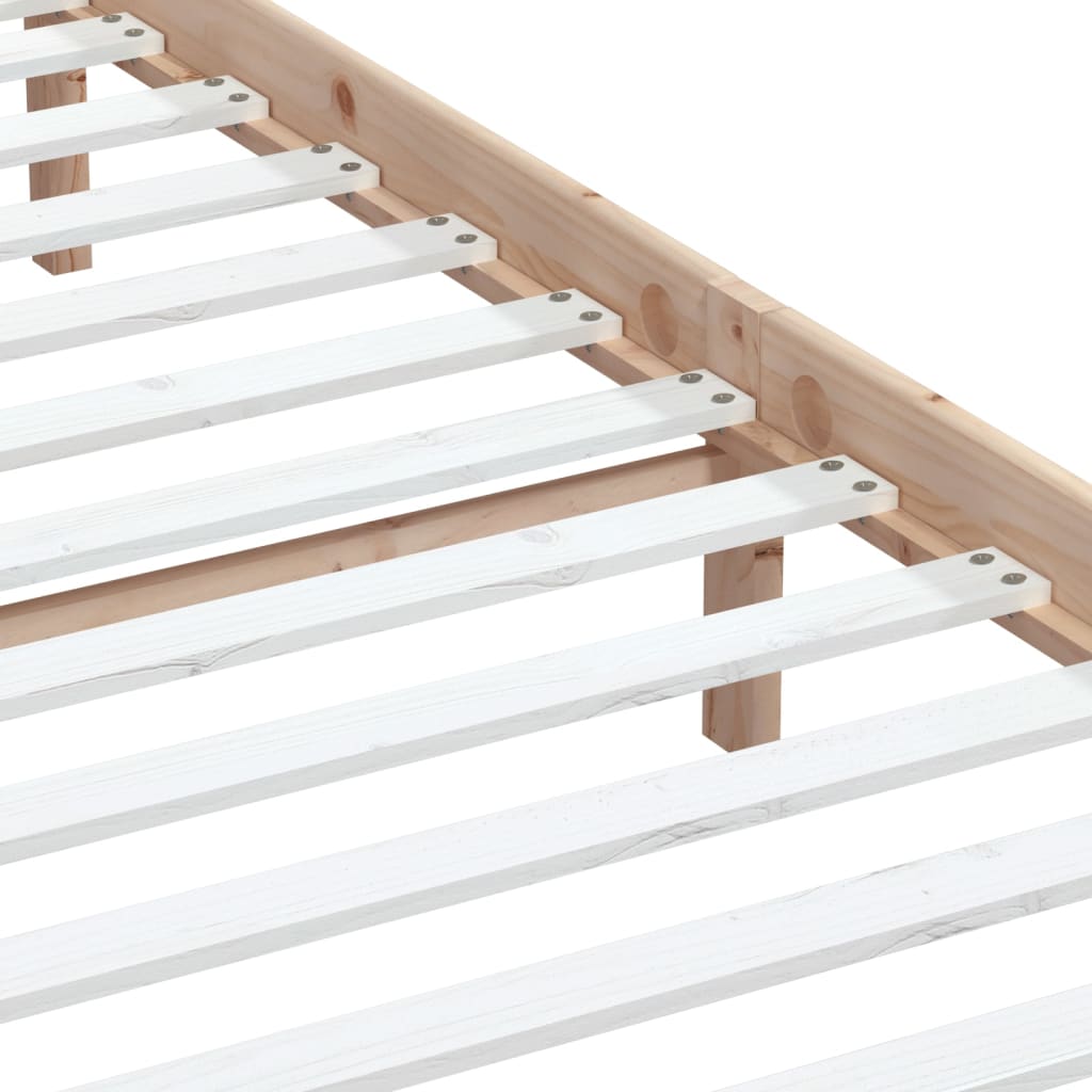 Bed Frame without Mattress Super King Solid Wood