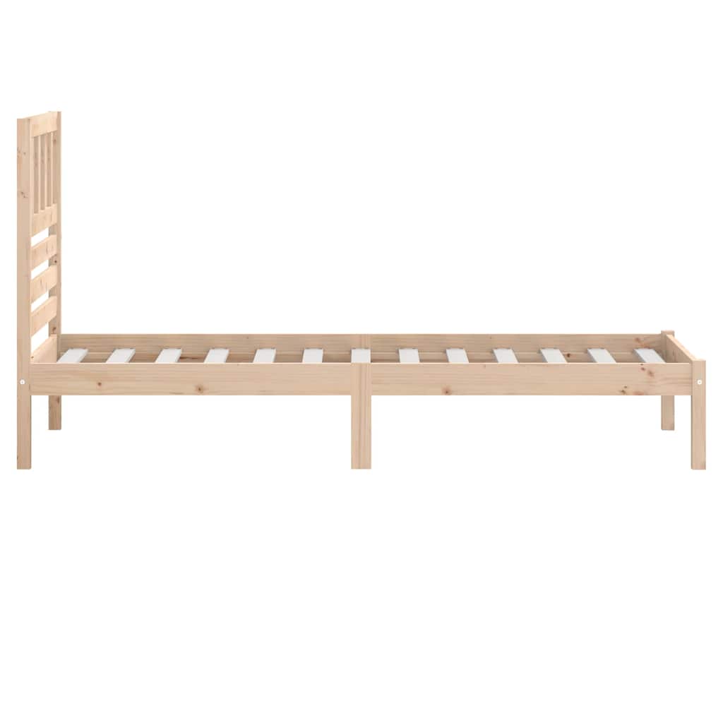 Bed Frame without Mattress 90x190 cm Single Single Solid Wood Pine