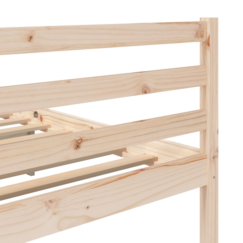 3101268 vidaXL Bed Frame without Mattress Solid Wood 90x200 cm (810415+814174)